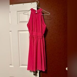 SHEIN Vibrant Pink Casual Dress